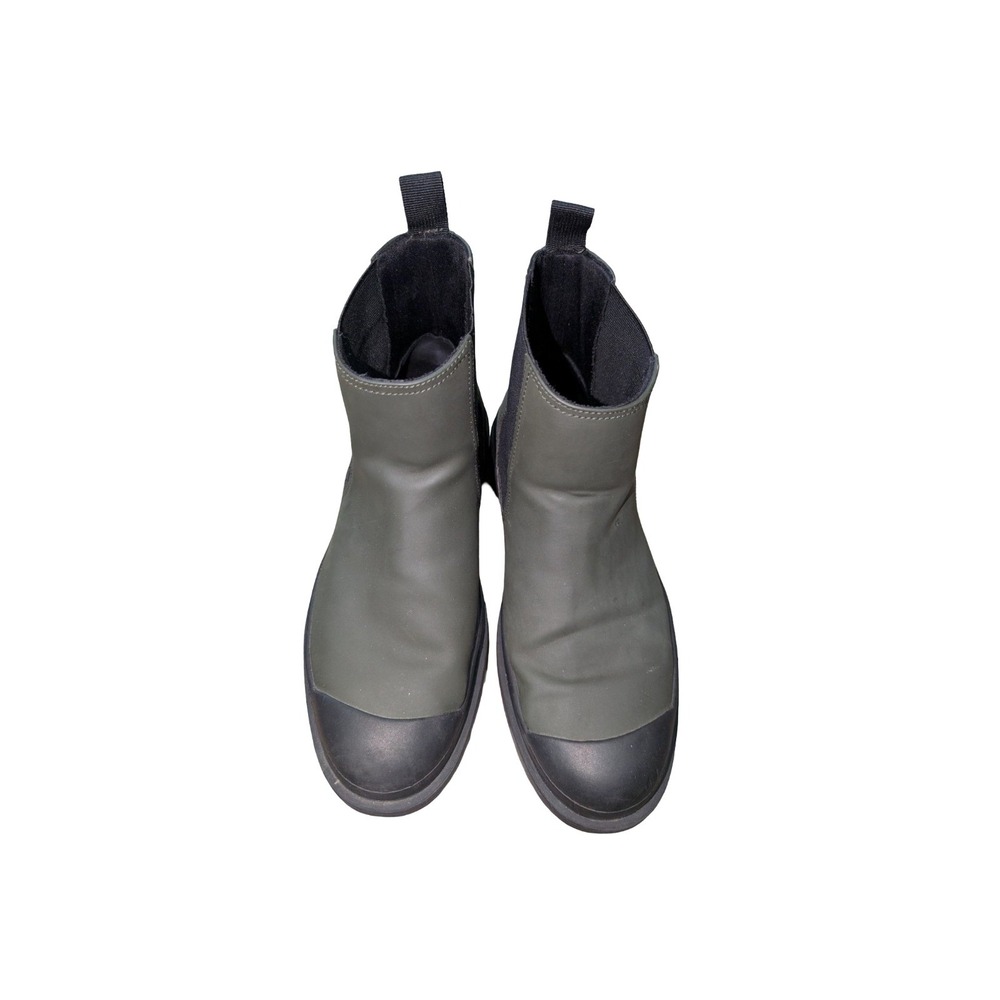 ⭐ Zara Men's Chelsea Boots | Dark Olive Green | EU 43 / US 10 ⭐